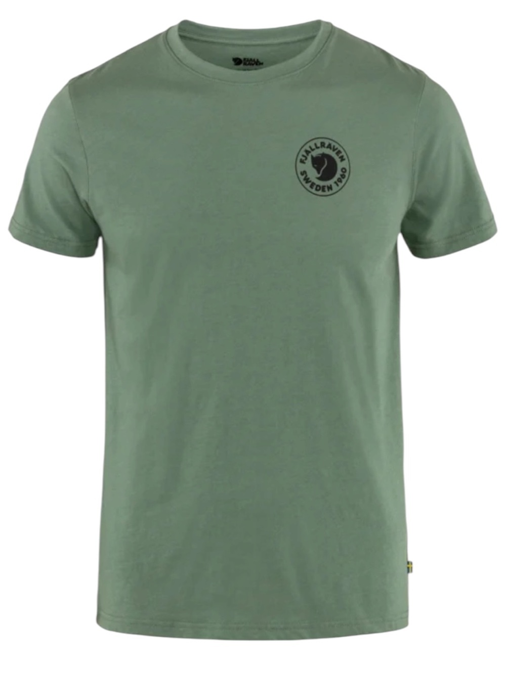 FJÄLL RÄVEN Men’s Green Logo Crew Neck T-Shirt